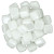 CzechMates 2-Hole Square Tile - #25001 Pearl Coat Snow