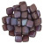 CzechMates 2-Hole Square Tile - #YM9008 Siam Vega Matte