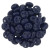 CzechMates 2-Hole Lentil - #33410 Navy Opaque