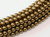 2mm Czech Glass Pearls - Brass