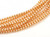 2mm Czech Glass Pearls - Creamy Peach