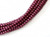 2mm Czech Glass Pearls - Dark Rose Satin