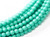 2mm Czech Glass Pearls - Turquoise Blue