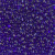 2.8mm Drop Bead - #20 Cobalt Transparent Silver Lined