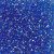 Drop Bead - #19 Sapphire Blue Transparent Silver Lined