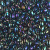 Long Drop Bead - #0455 Variegated Blue Metallic Rainbow