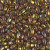 Long Drop Bead - #0462 Gold Metallic Rainbow