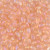 Long Drop Bead - #2132F Light Peach Transparent Rainbow Matte