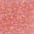 Long Drop Bead - #2133F Peach Transparent Rainbow Matte