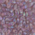 Long Magatamas - #142FR Smoky Amethyst Transparent Rainbow Matte