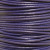 Round Leather Cord, 1.5mm: Violet