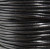 Round Leather Cord, 2.0mm: Black