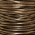 Round Leather Cord, 2.0mm: Metallic Kansa