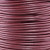 Round Leather Cord, 2.0mm: Metallic Fruit Punch