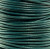 Round Leather Cord, 2.0mm: Esmeralda