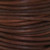 Round Leather Cord, 2.0mm: Natural Red Brown