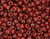 Matubo 8/0 - #TE9320 Red Opaque Silver Picasso