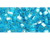 8/0 Triangle - #0023 Aquamarine Transparent Silver Lined