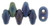MiniDuo - #21135 Blue Rainbow Matte *Discontinued*