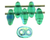 SuperDuo Bead - #X5072 Emerald Rainbow