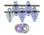 SuperDuo Bead - #X2050 Tanzanite Rainbow