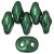 SuperDuo Bead - #06B05 Saturated Metallic Martini Olive