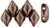 GemDuo - ColorTrends: Sueded Gold - Ash Rose