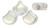 Ginkgo Leaf Bead - Crystal Rainbow