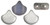 Ginkgo Leaf Bead - Backlit - Petroleum Matte