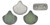 Ginkgo Leaf Bead - Backlit - Uranium Matte