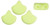 Ginkgo Leaf Bead - Bondeli Lemon