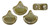 Ginkgo Leaf Bead - Ashen Gray - Rembrandt