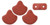 Ginkgo Leaf Bead - Saturated Caramel Toffee