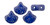 Ginkgo Leaf Bead - Stardance - Midnight Blue