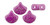 Ginkgo Leaf Bead - Stardance - Vivid Viola