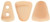 Matubo 2-Hole Nib-Bit - #29303 Powdery - Pastel Peach