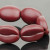 Coffee Bean 11x8mm - Maroon Opaque Matte