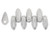 2.5x6mm Mini Dagger - #K0170 Silver Metallic Matte