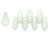 2.5x6mm Mini Dagger - #L0300 White Opaque Luster