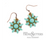 Sunflower Earrings by O Haserot: Starman's Trendsetter Pattern