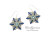 Winter Sky Earrings by I. Suchmannova Starman's Trendsetter
