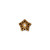 Tierracast Caps and Cones: 7mm Beaded Star Bead Cap | Pk of 4