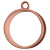 Bezel - Pendant: Circle Open Bezel Channel Deep Large Single Loop by Nunn Design | 1 Each