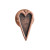 Bezel - Pendant: Heart Mini Lapel Pin by Nunn Design | 1 Each *Discontinued*