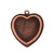 Bezel - Pendant: Heart Traditional by Nunn Design | 1 Each