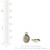 Bezel - Pendant: Oval Mini Flat Tag Ornate Single Loop by Nunn Design | 1 Each