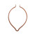 Bezel - Pendant: Oval Point Open Wire Large by Nunn Design | 1 Each