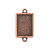 Bezel - Pendant: Rectangle Mini Link Double Loop by Nunn Design | 1 Each