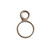 Bezel - Pendant: Circle Open Itsy Single Loop by Nunn Design | 1 Each