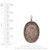 Bezel - Pendant: Oval Large by Nunn Design | 1 Each